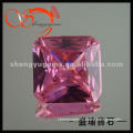Wholesale Gemstones Pink Square Cubic Zirconia Gemstone/Synthetic Diamond/Wuzhou Gemstone Wholesale Price(CZSQ02000)